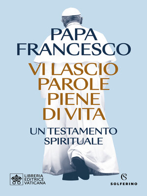 cover image of Vi lascio parole piene di vita